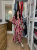 Crimson Bloom Dress