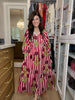 Crimson Bloom Dress