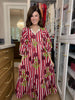 Crimson Bloom Dress