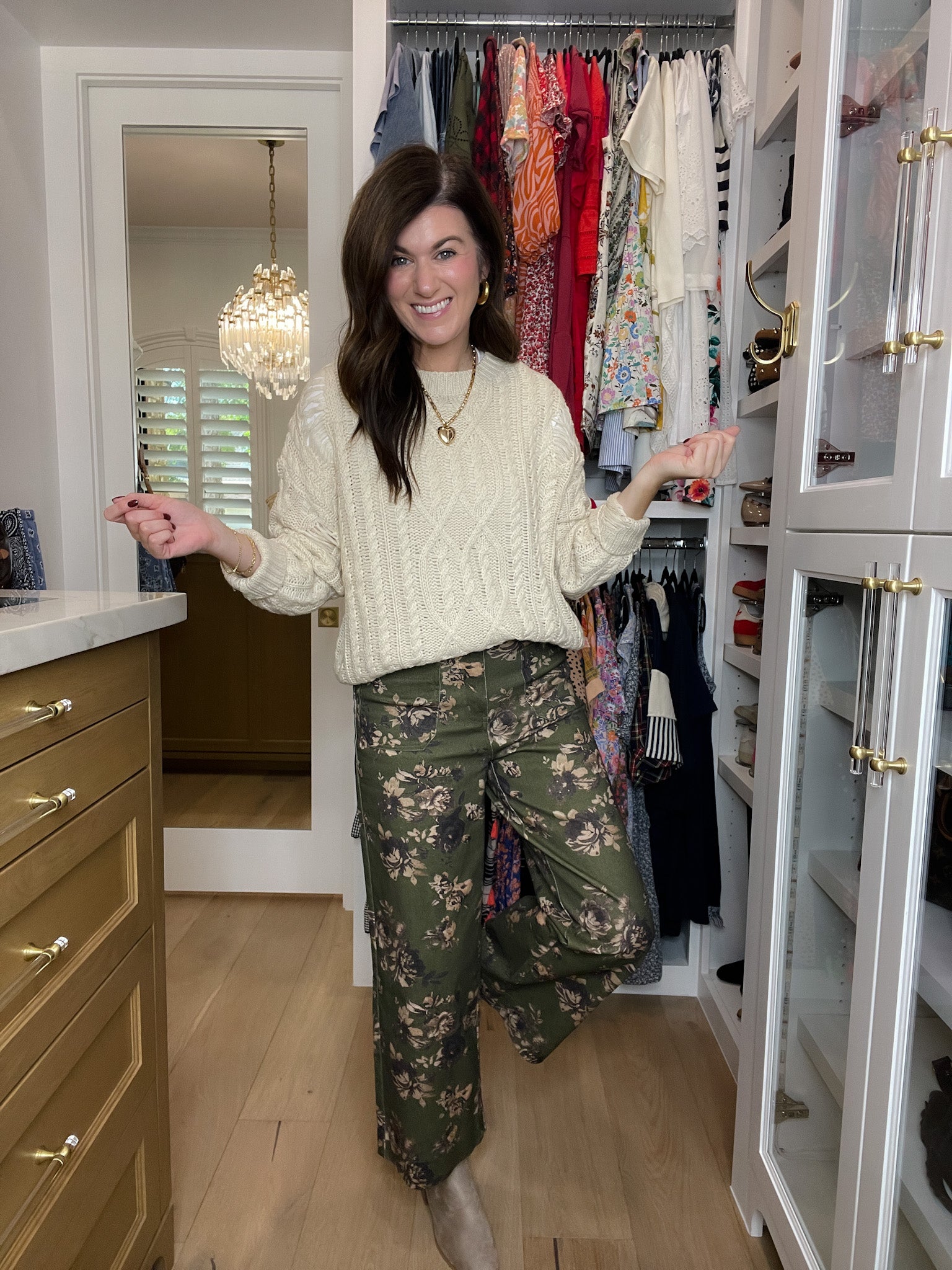 Wildflower Way Jeans in Olive