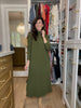 Everyday Ease Midi Dress in Olive
