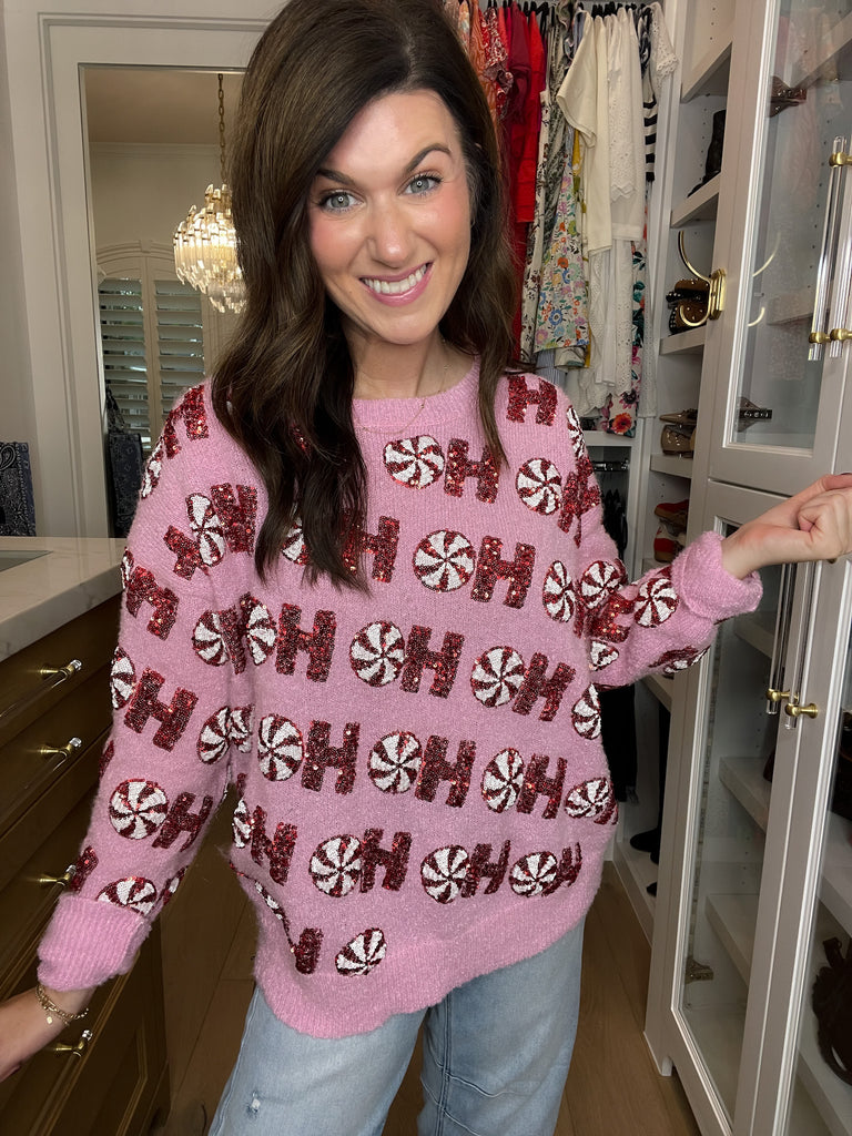 Peppermint Party Sweater