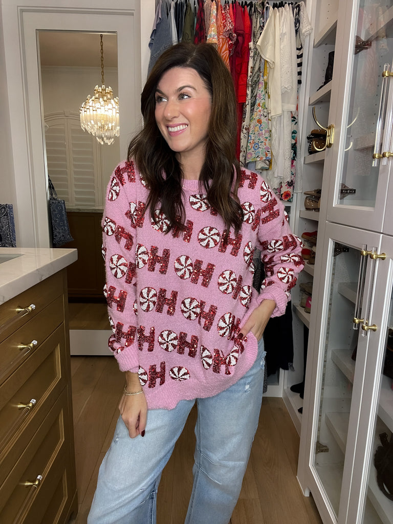 Peppermint Party Sweater