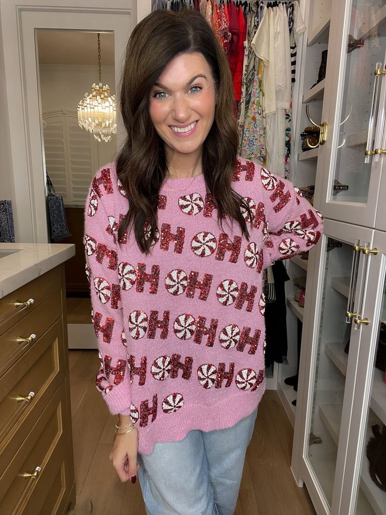 Peppermint Party Sweater