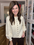 Simple Grace Cardigan in Cream