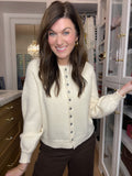 Simple Grace Cardigan in Cream