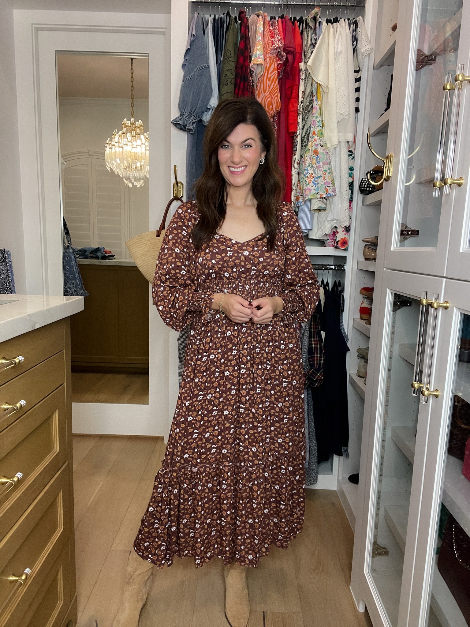 Rustic Romance Midi Dress