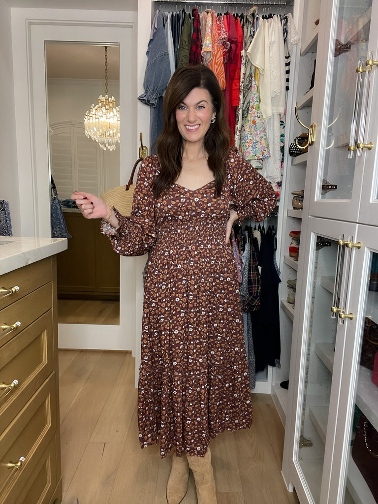 Rustic Romance Midi Dress