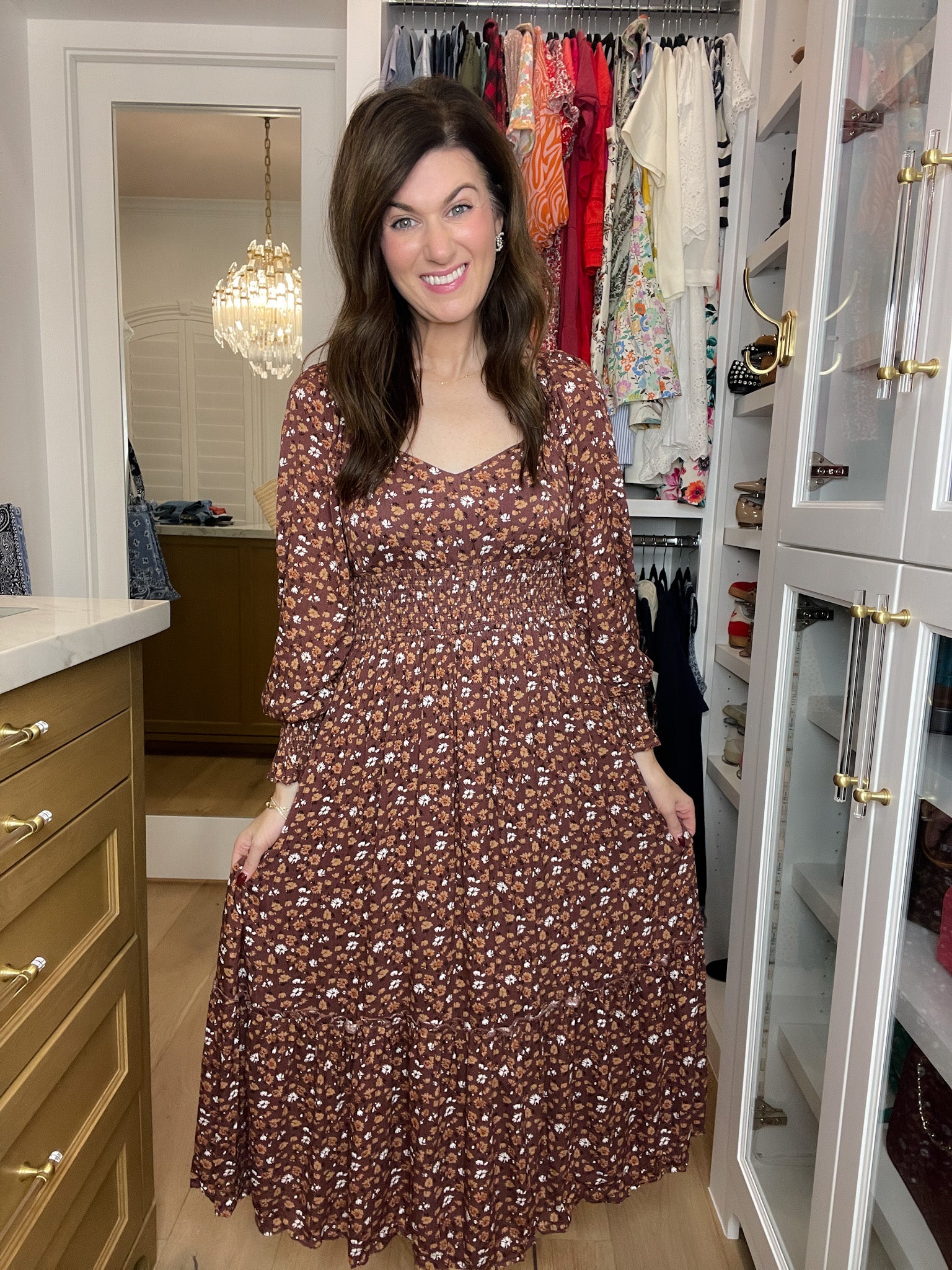 Rustic Romance Midi Dress