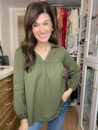 Everyday Ease Top in Olive