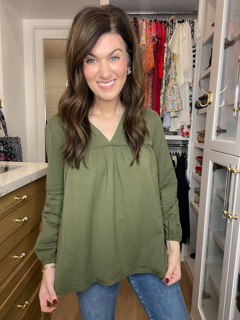 Everyday Ease Top in Olive