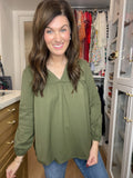 Everyday Ease Top in Olive