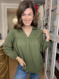 Everyday Ease Top in Olive