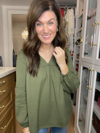 Everyday Ease Top in Olive