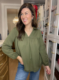 Everyday Ease Top in Olive