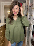 Everyday Ease Top in Olive