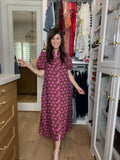 Cue the Blooms Floral Midi Dress