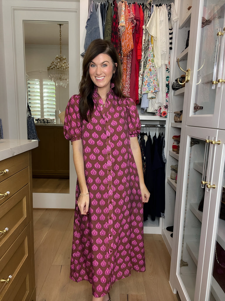 Cue the Blooms Floral Midi Dress