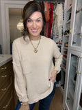 Pocket Perfect Sweater in Cream