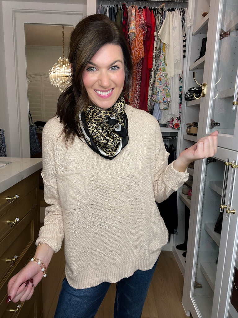 Pocket Perfect Sweater in Cream