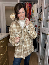 DOORBUSTER! Toasted Trails Plaid Jacket *Final Sale*