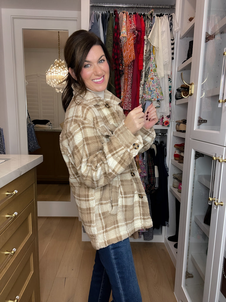 DOORBUSTER! Toasted Trails Plaid Jacket *Final Sale*