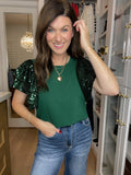 Holiday Glimmer Top