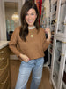 Pocket Perfect Sweater in Camel