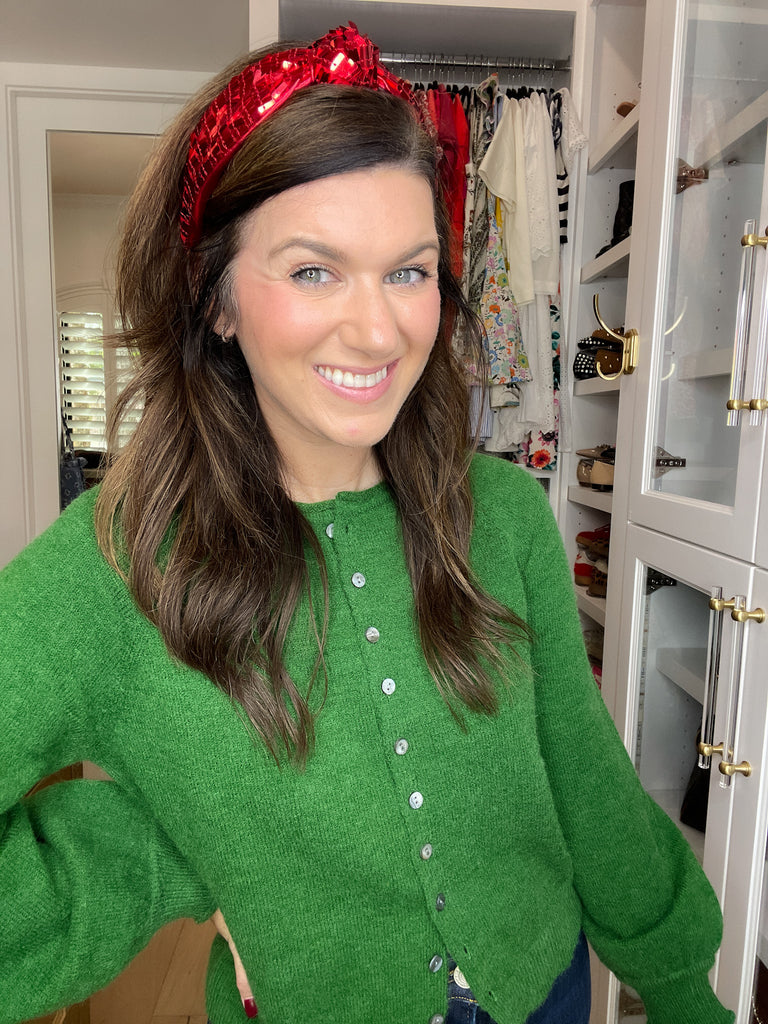 Red Sequin Headband *Final Sale*