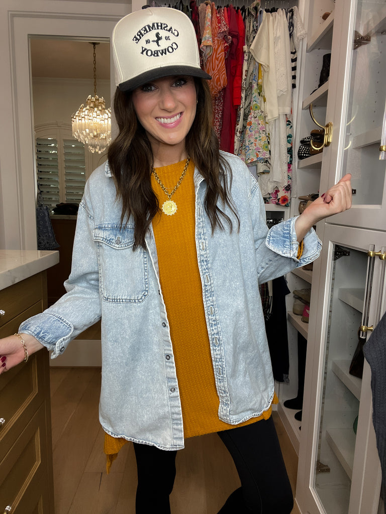 DOORBUSTER! Brinkley Waffle Tunic in Multiple Colors *Final Sale*