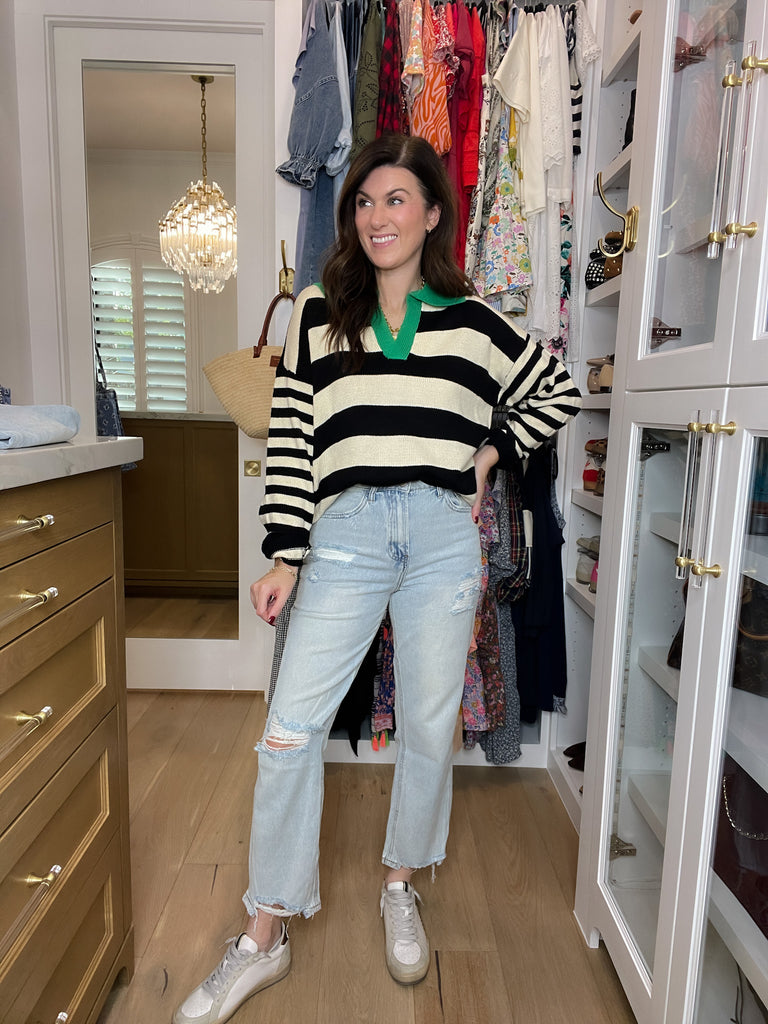 Vervet Arlo High Rise Vintage Crop Boyfriend Jeans