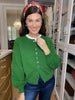 Simple Grace Cardigan in Forest Green