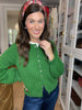 Simple Grace Cardigan in Forest Green