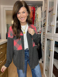 SALE! On the Way Plaid Shacket *Final Sale*