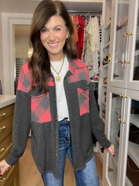 SALE! On the Way Plaid Shacket *Final Sale*