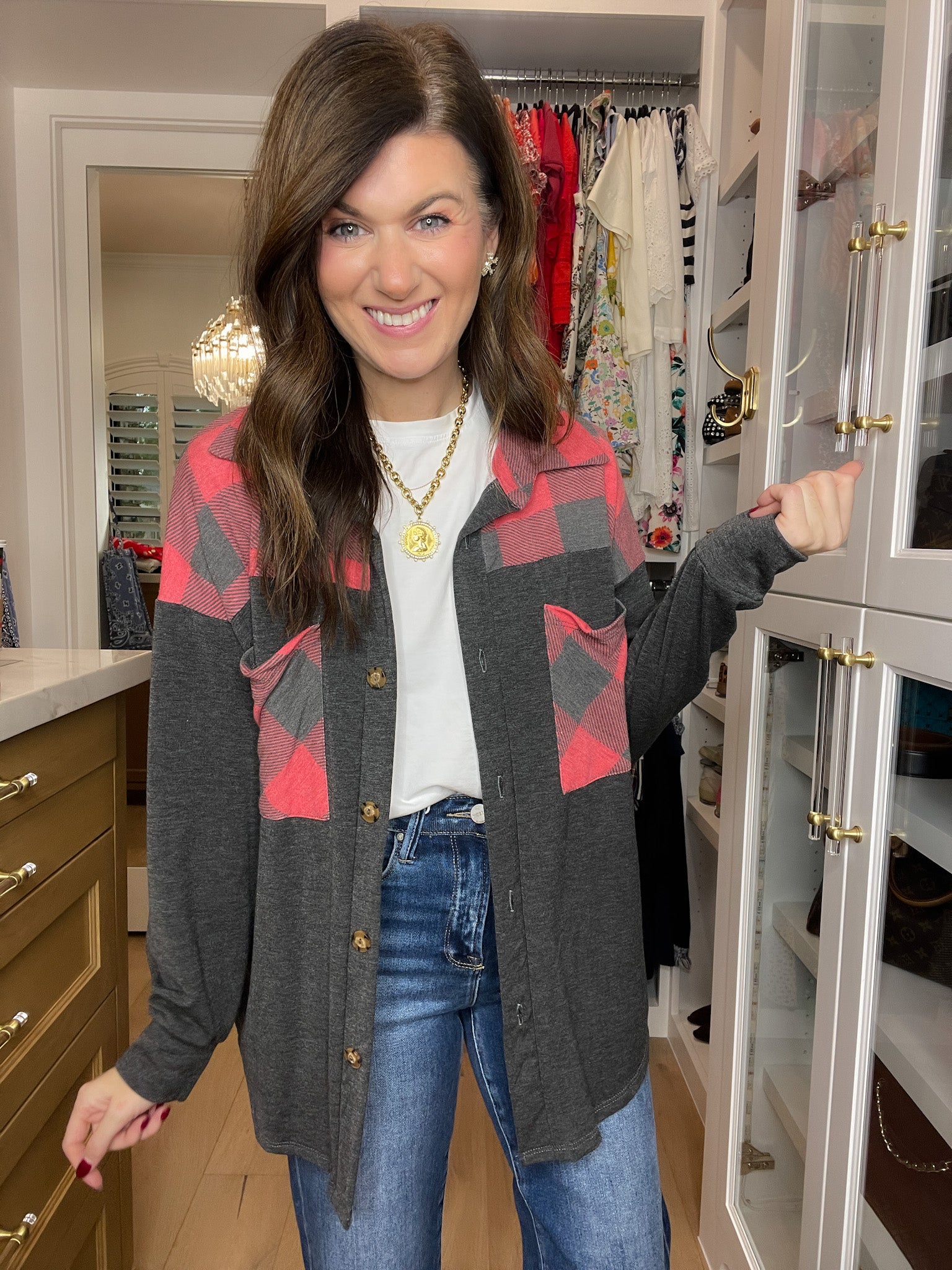 SALE! On the Way Plaid Shacket *Final Sale*