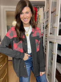 SALE! On the Way Plaid Shacket *Final Sale*