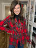 London Lane Plaid Blazer