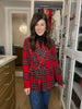 London Lane Plaid Blazer