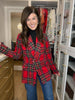 London Lane Plaid Blazer