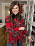 London Lane Plaid Blazer