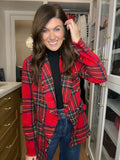 London Lane Plaid Blazer