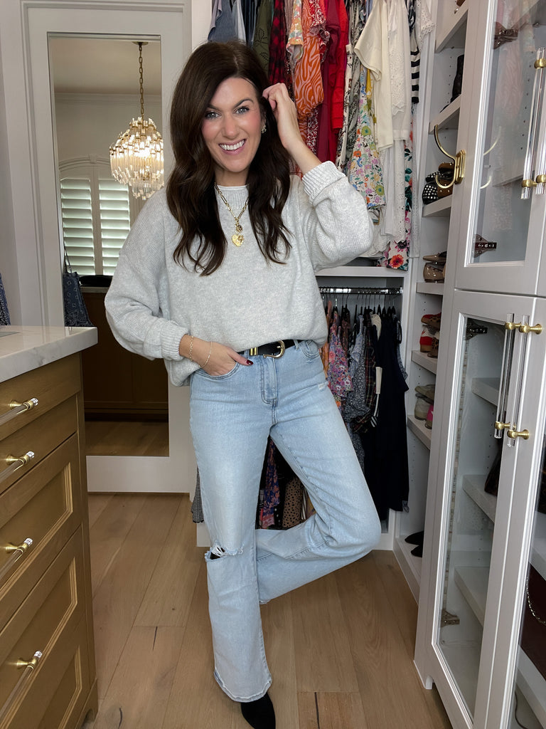 Vervet Crystal High Rise Flare Jeans