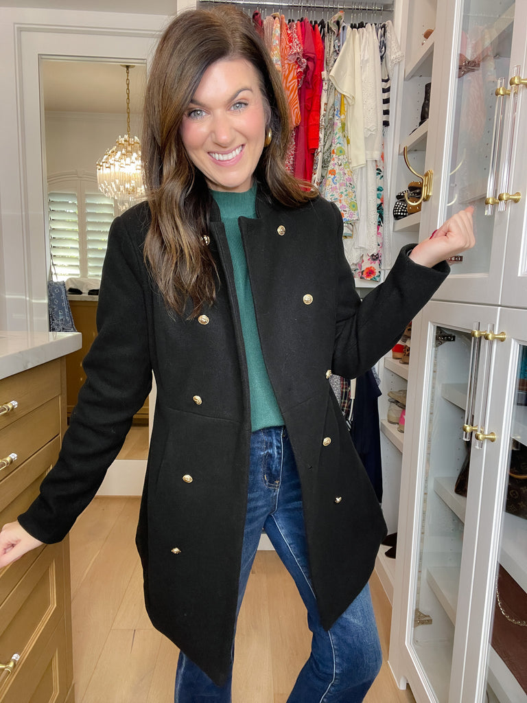 The Avenue Edit Coat in Black