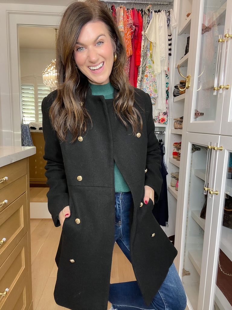 The Avenue Edit Coat in Black