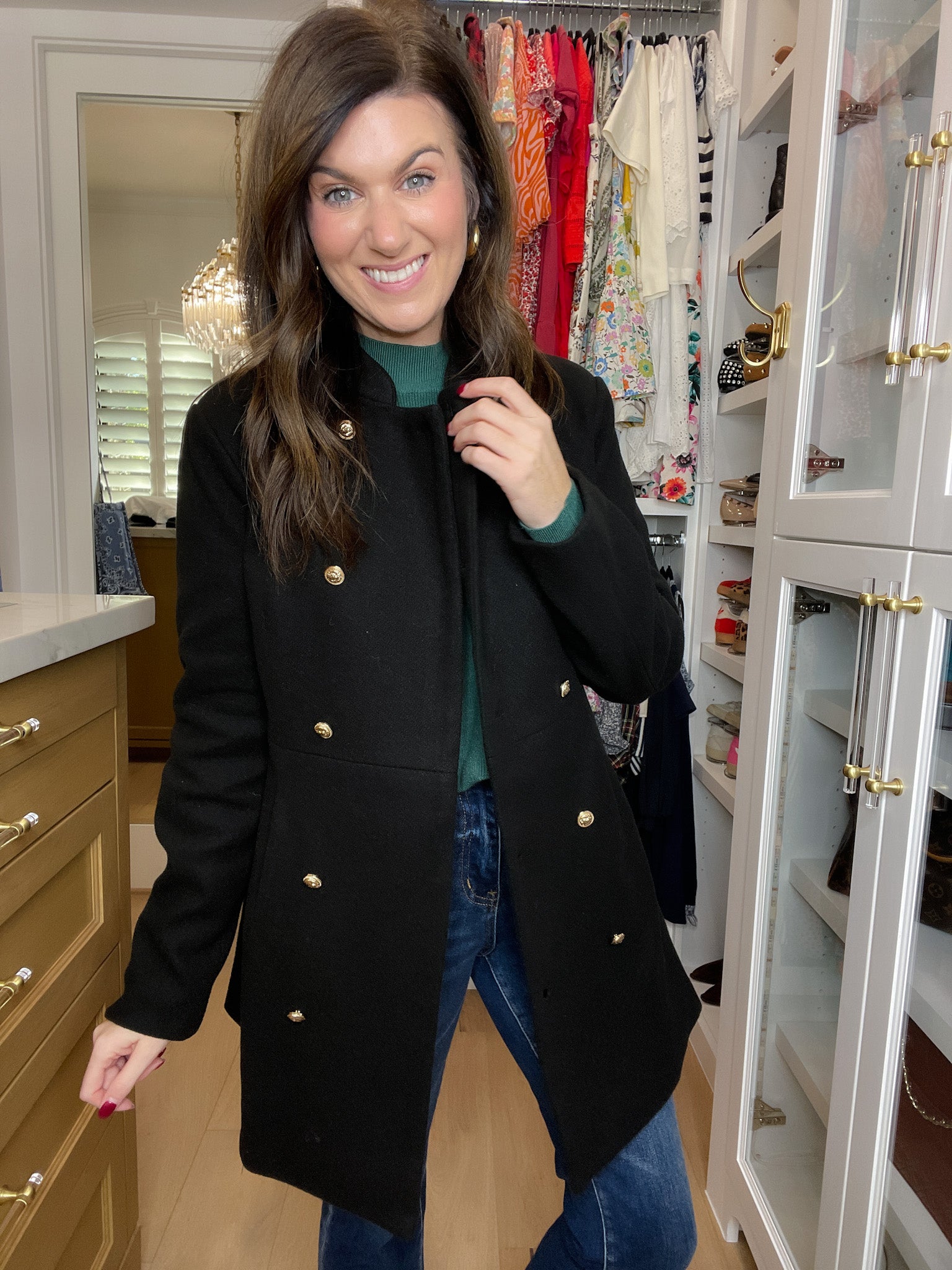 The Avenue Edit Coat in Black