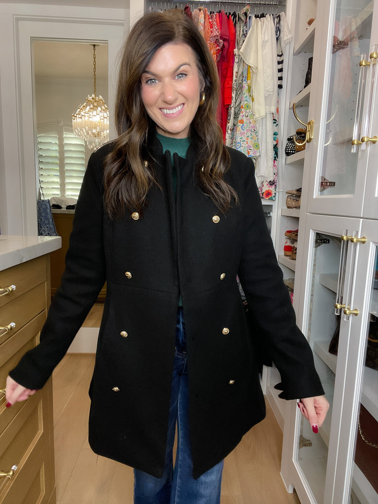 The Avenue Edit Coat in Black