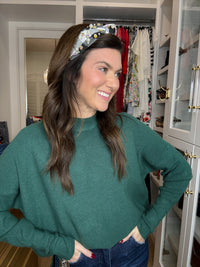 Black and White Gingham Headband *Final Sale*