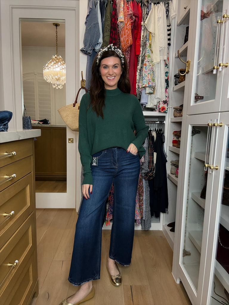 Risen Clean Slate Tummy Control High Rise Cropped Jeans