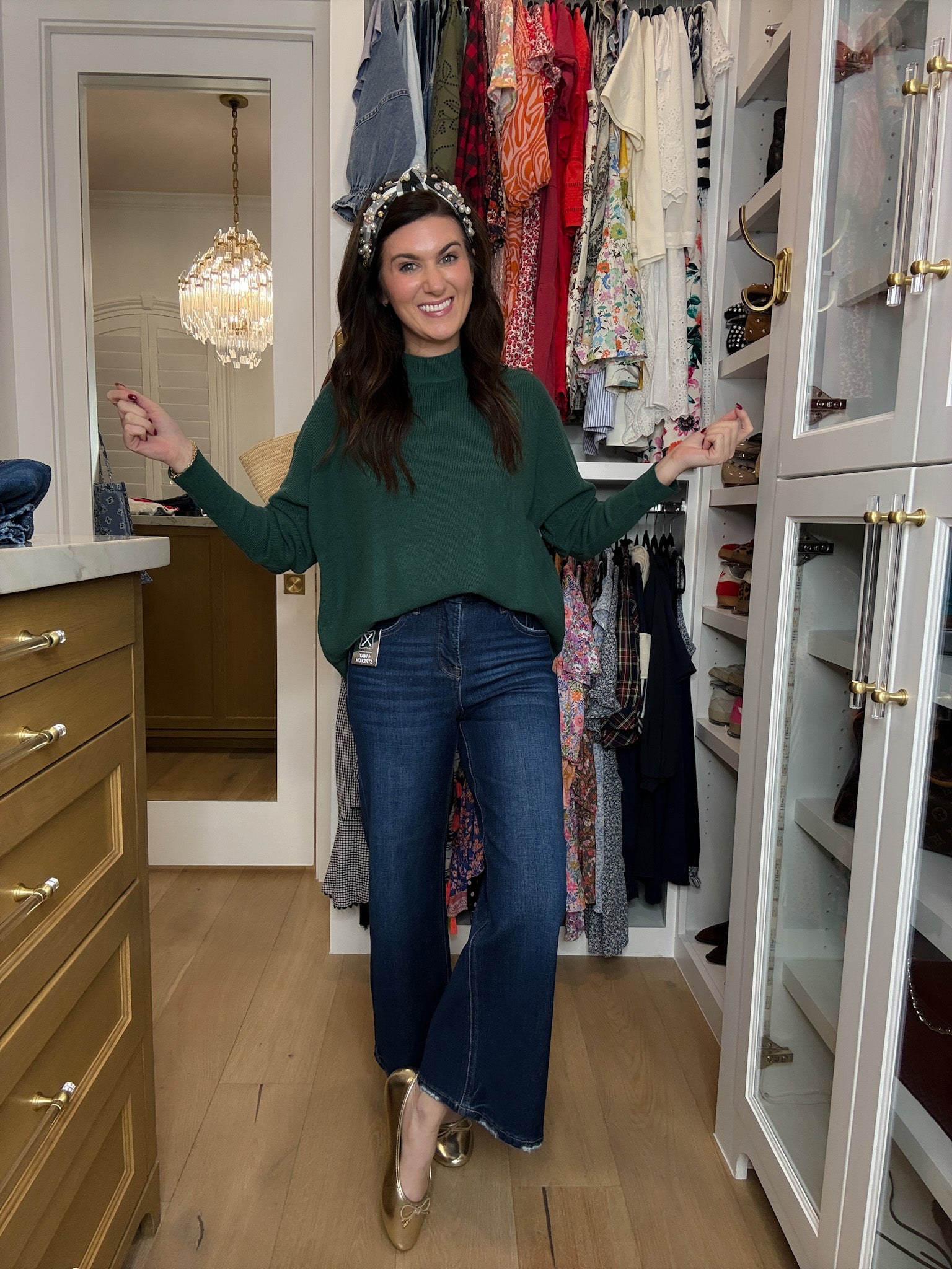 Risen Clean Slate Tummy Control High Rise Cropped Jeans